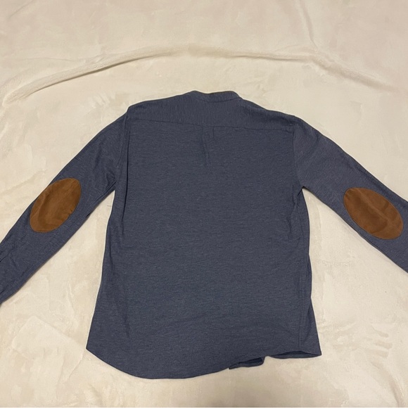 Zara button up long sleeve shirt with elbow patches - Picture 3 of 6
